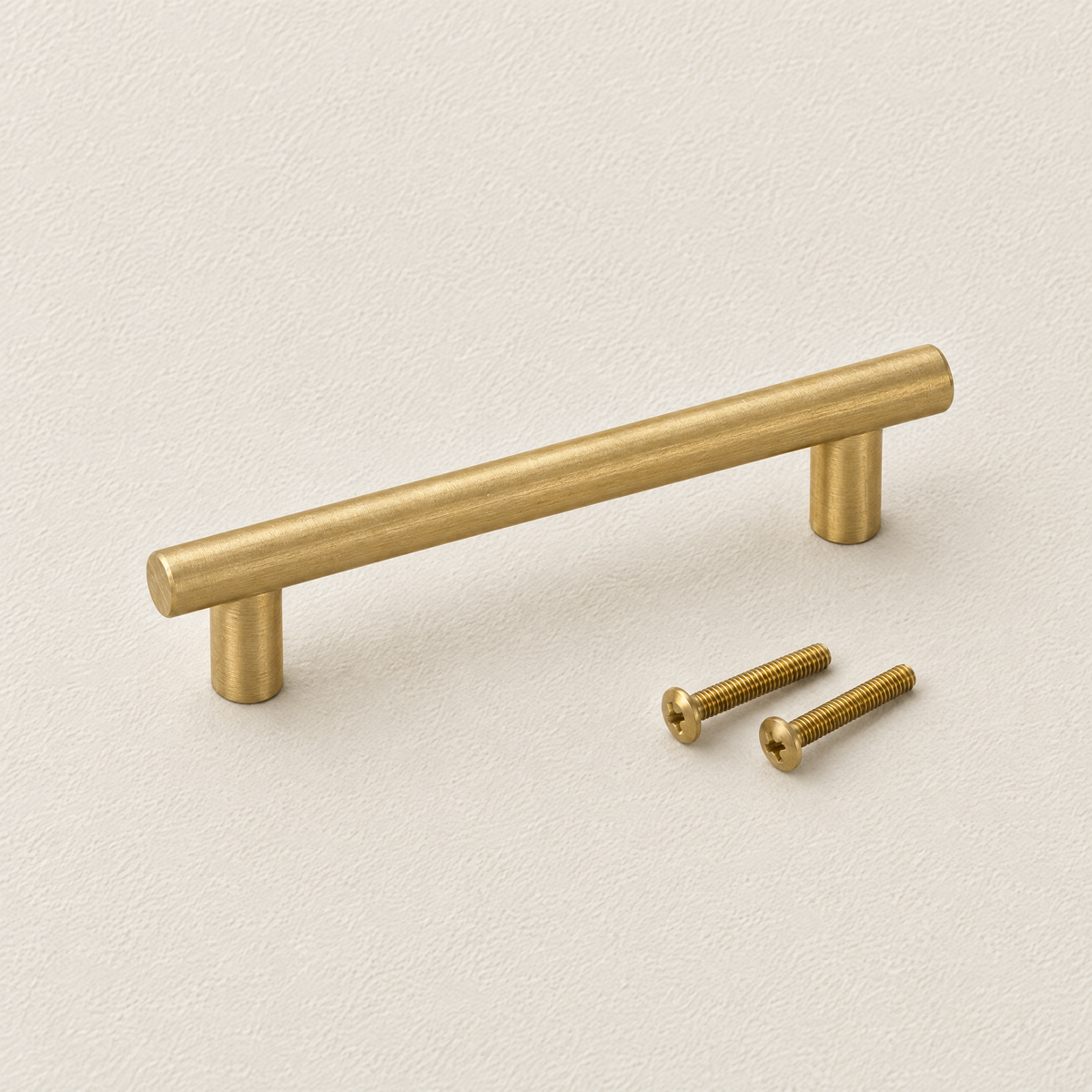 Solid Brass Cabinet Pull in Unlacquered Brass